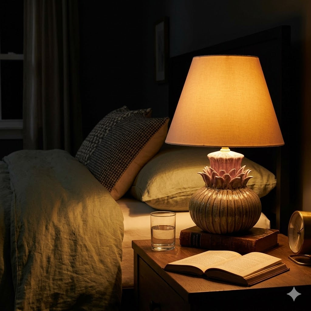Lumara Talia Table Lamp — Mixed Glaze Ceramic