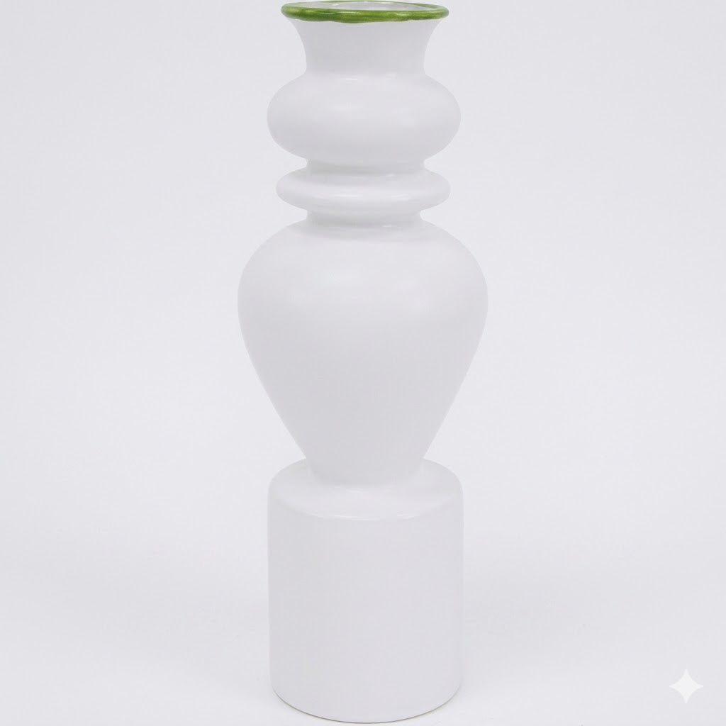 Lumara Bud Vase White — Classic Ceramic Minimal