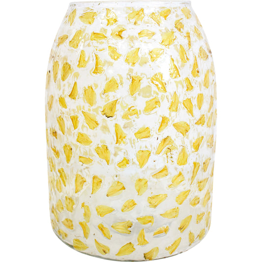 Lumara Organic Vase — Buttercup Petal Warm Ceramic