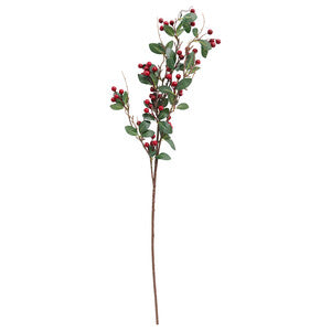 Berries and Leaves Stem faux botanical — Lumara Home