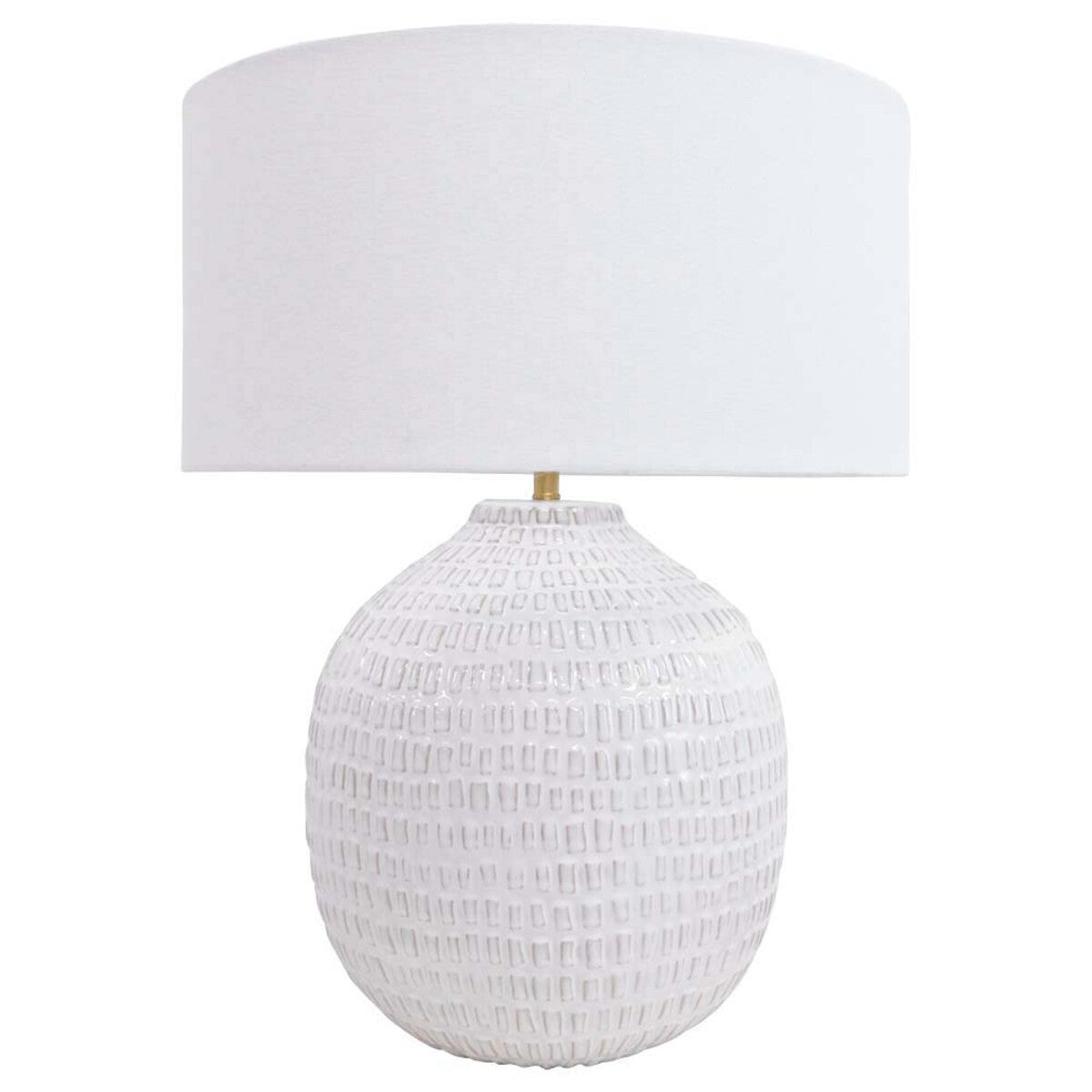 Lumara Sandrock Table Lamp — Earthy Textured Stoneware