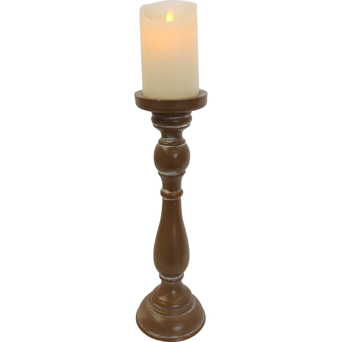 Lumara Candlestick Mod Natural — Slender Natural Taper Holder