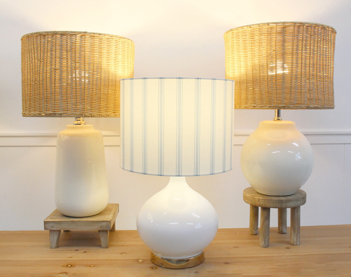 Lumara Havana Rattan Lamp — lifestyle shot in home setting
