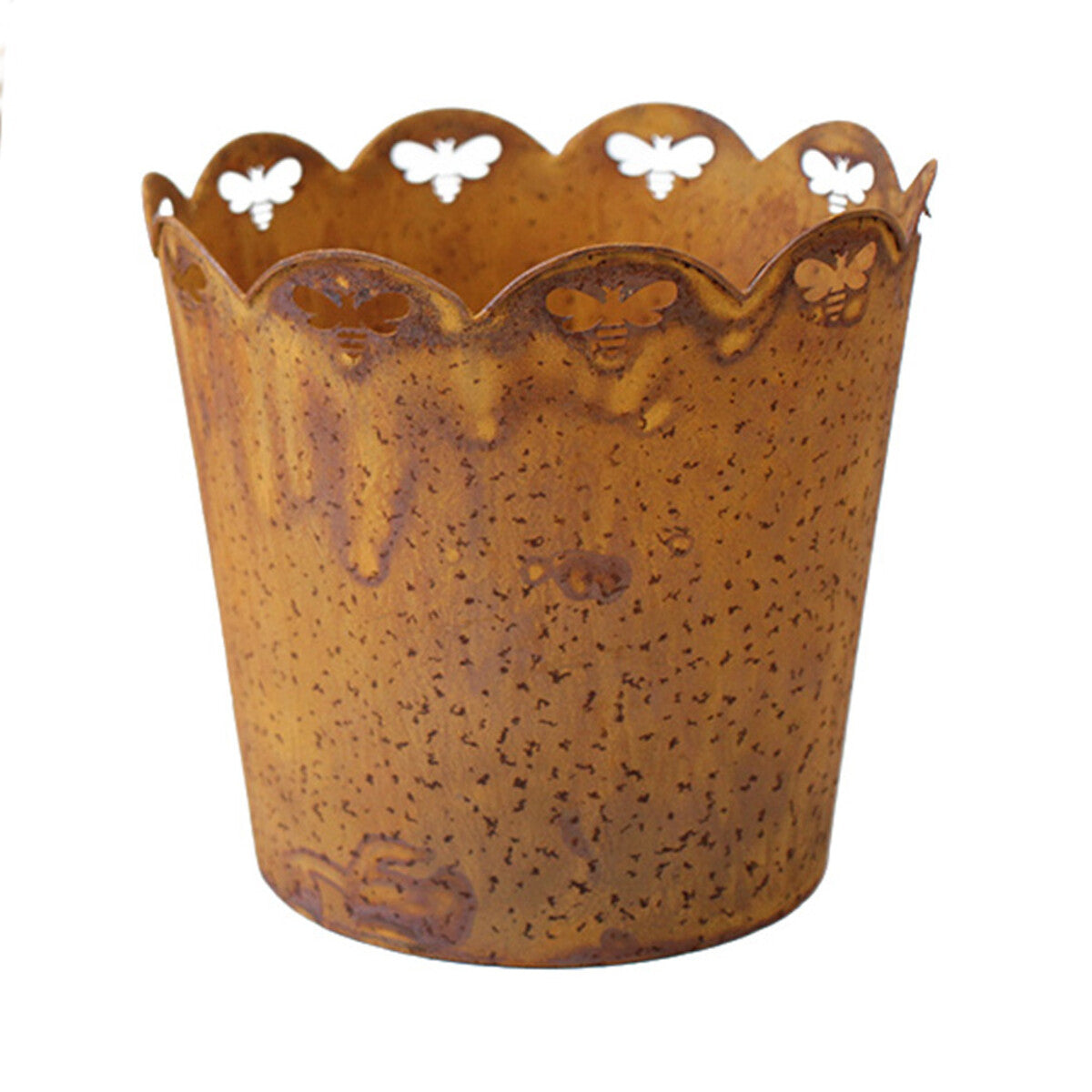 Bee planter cut-out detail
