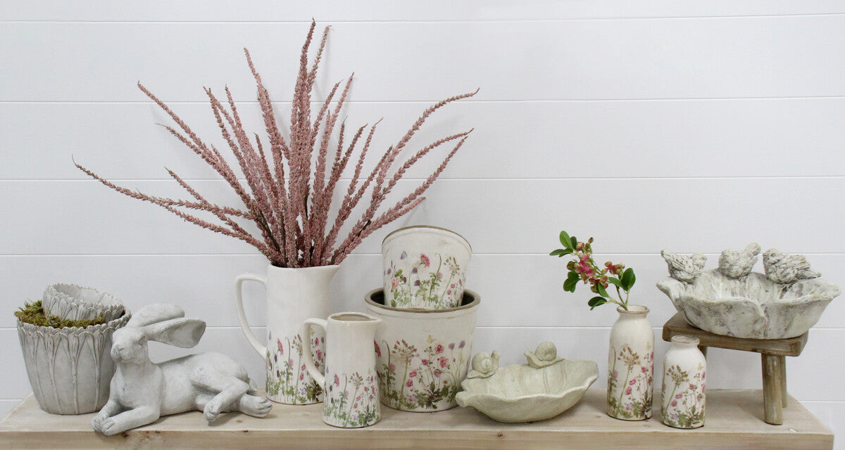 Lumara Botanical Bud Vase Set of 2 — Ceramic Neutral