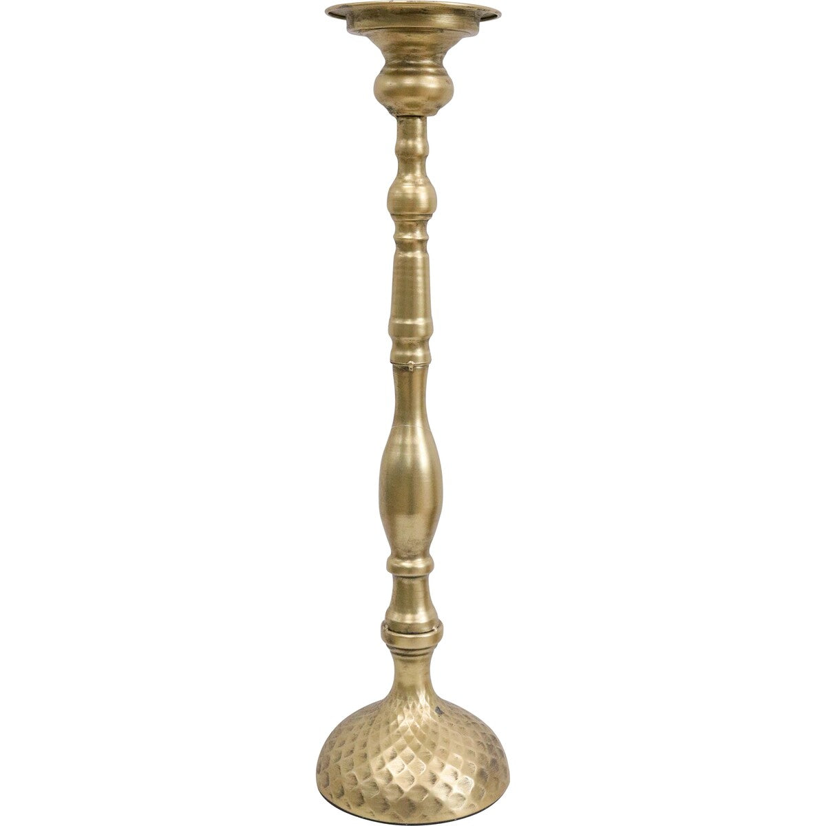 Lumara Geneva XL Candle Holder — Tall Antiqued Statement
