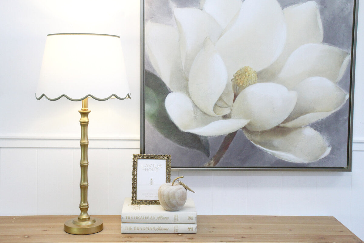 Lumara Brunswick Gold Table Lamp — Coastal Metallic Statement