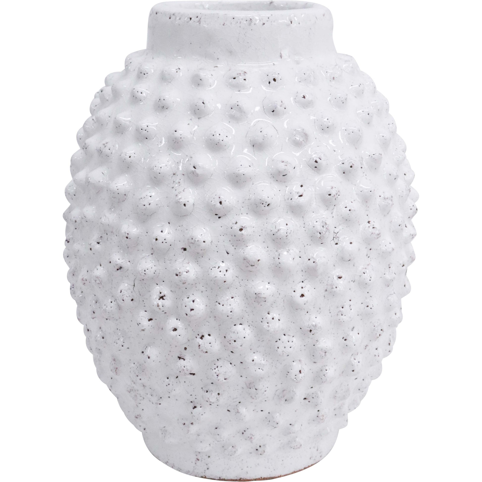 Lumara Avia Large Statement Vase — Warm Ceramic