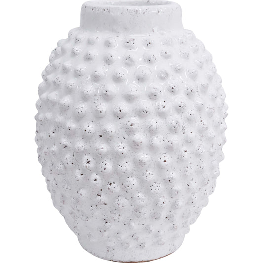Lumara Avia Large Statement Vase — Warm Ceramic