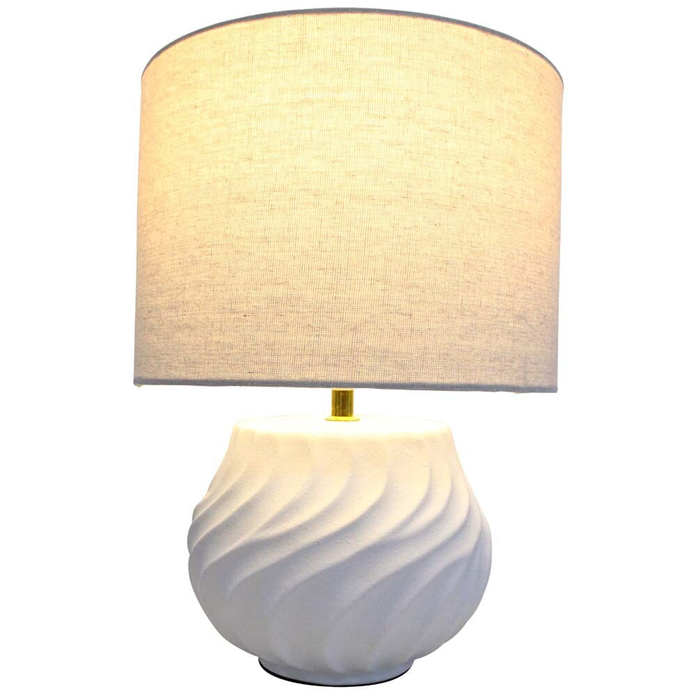 Lumara Flynn Table Lamp — Compact Organic Ceramic