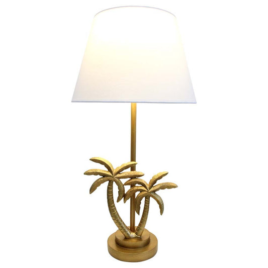Lumara Palm Beach Table Lamp — Sculptural Coastal Palm
