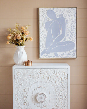 Ivory Gum Stem detail — Lumara Home