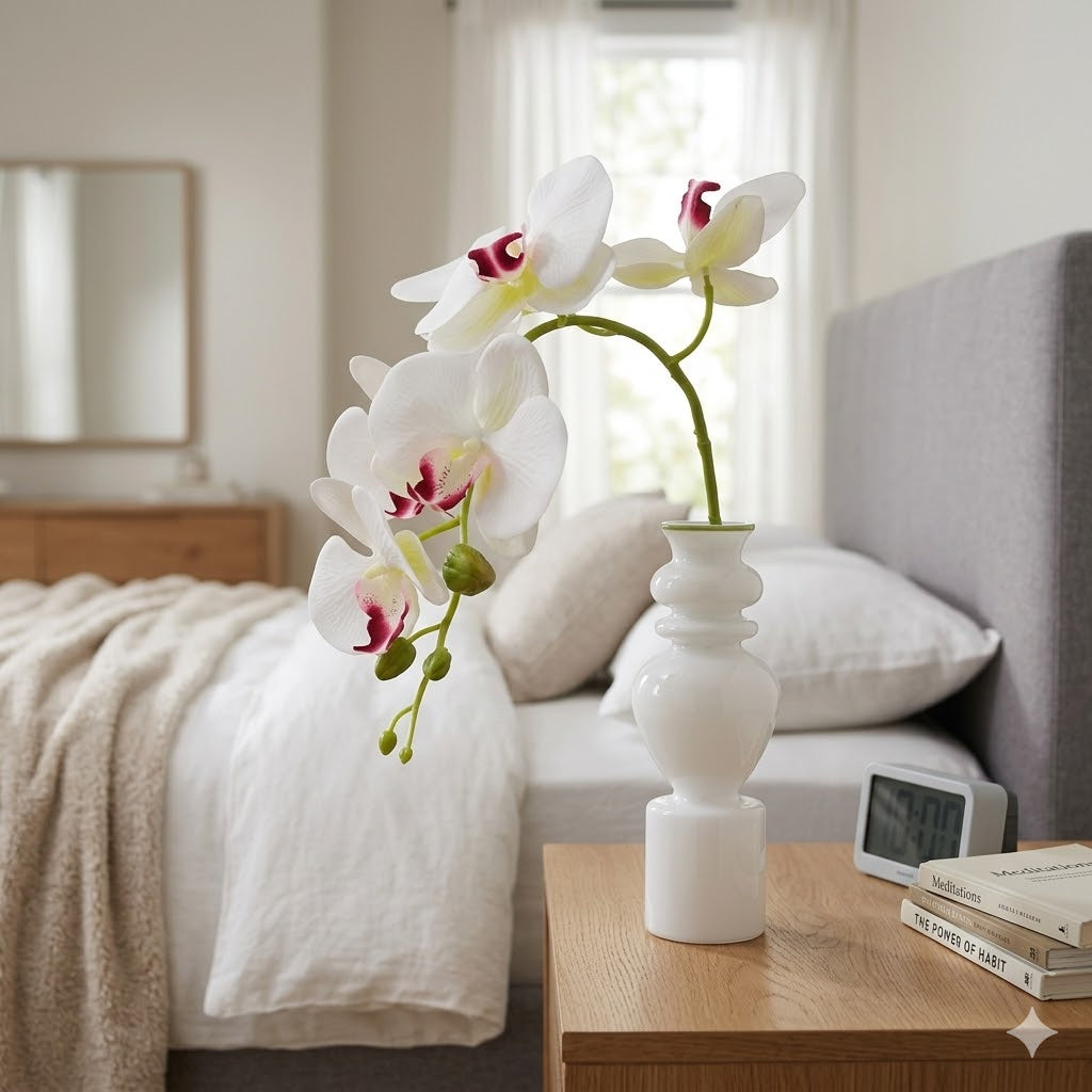 Lumara Bud Vase White — Classic Ceramic Minimal
