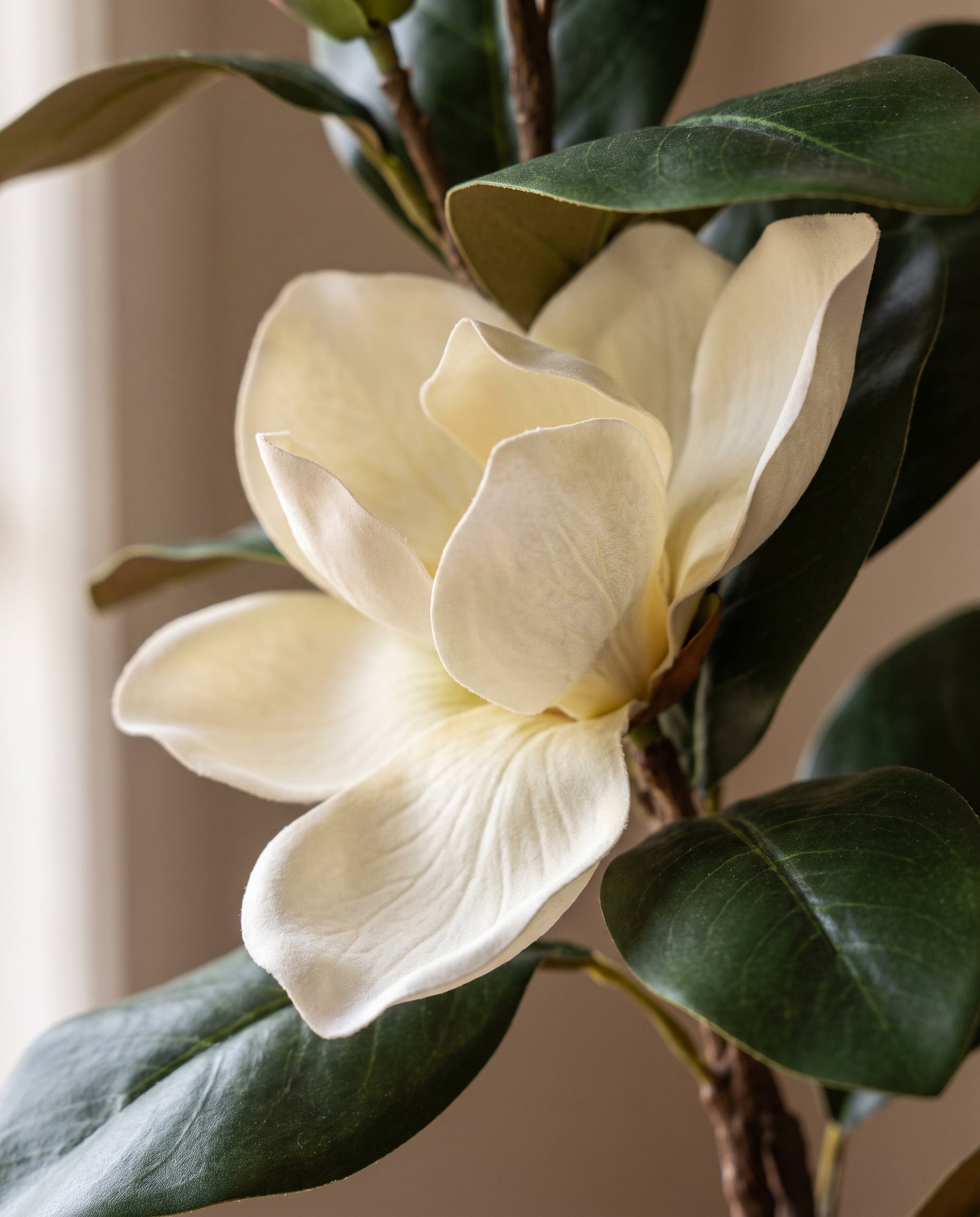 Magnolia Real Touch petal detail — Lumara Home