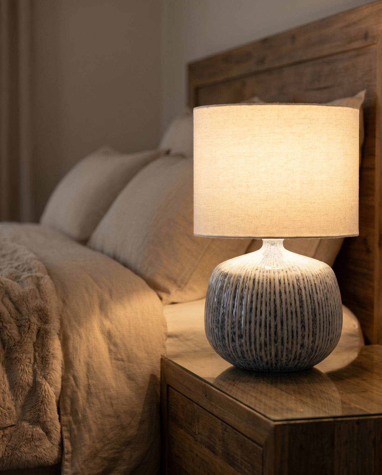Nishi Table Lamp in contemporary style — Lumara Home
