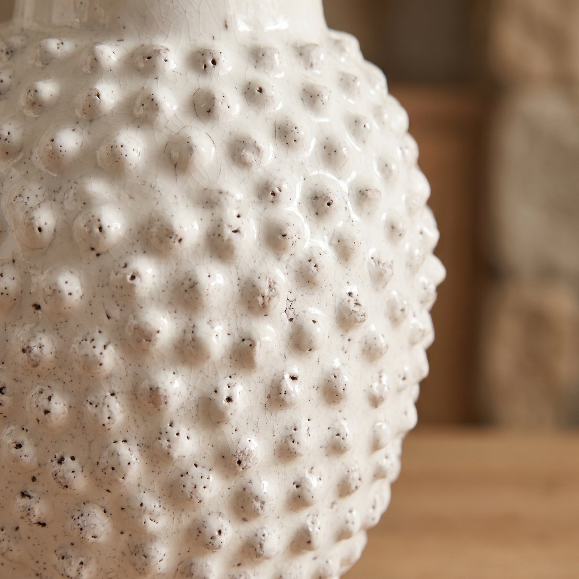 Avia Large Statement Vase in warm ceramic — Lumara Home