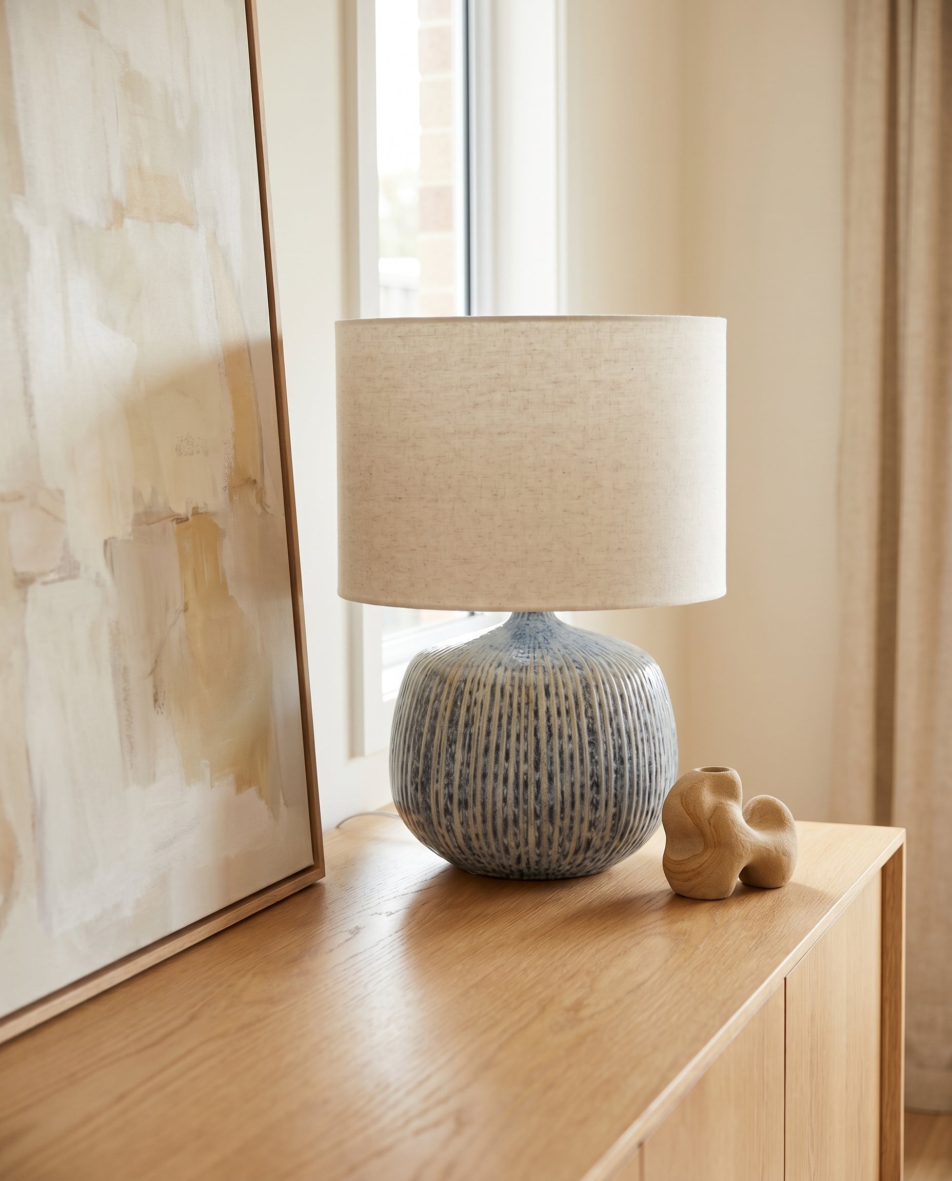 Nishi Table Lamp in contemporary style — Lumara Home